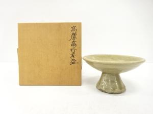 高麗　高杯茶碗